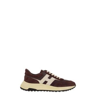 Hogan Hyperlight Sneakers - Heren - Sneakers - Bruin - 43 EU - Leer - Schoenen