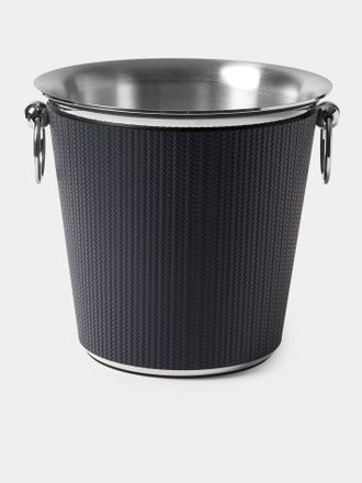 Pinetti Woven Leather Champagne Bucket