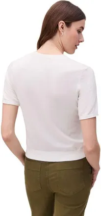 Richer Poorer Inc. Washable Cotton Silk Tee in Coconut Milk at Nordstrom, Size X-Large