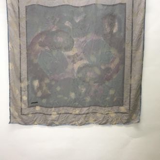 Chanel Chanel Silk Scarf: Abstract Floral Womens Design (Pre-Owned)