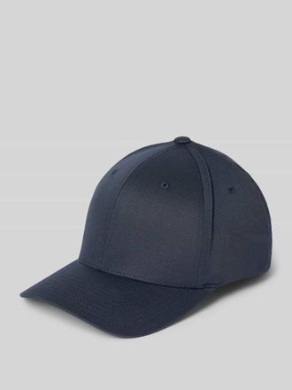 Flexfit Cap mit verstärkter Schirm Modell Wooly Combed in Dunkelblau, Größe L/XL