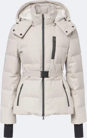 Brunello Cucinelli Belted virgin wool down ski jacket