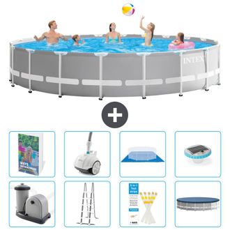 Intex Piscina Prism Frame Redonda - 610x132 Cm - 9-piezas S552