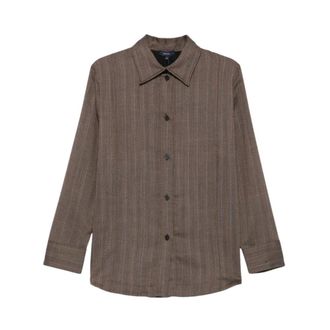 SOEUR Soeur - Lisbonne Shirt - Dames - Blouses & Shirts - Bruin - Maat: S
