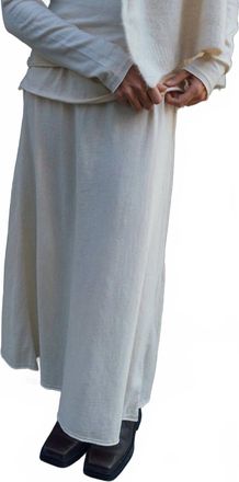 American Vintage Udark Cotton Skirt In Ecru
