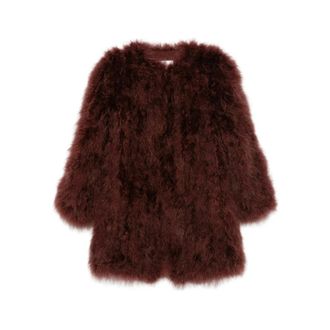 Yves Salomon Dames, Jassen, Rood, Maat: 2XS Zijde