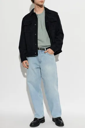 Rag & Bone T-shirt With A Crew Neck, Mens, Green