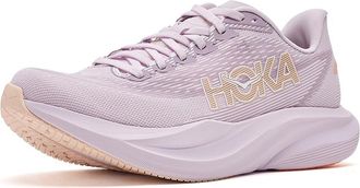 Hoka One One Mach 7 Womens Shoes Lilac Cream/Tangerine Glow : 10.5 B - Medium