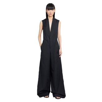 Ann Demeulemeester Valerie Jumpsuit in Light Cotton Canvas