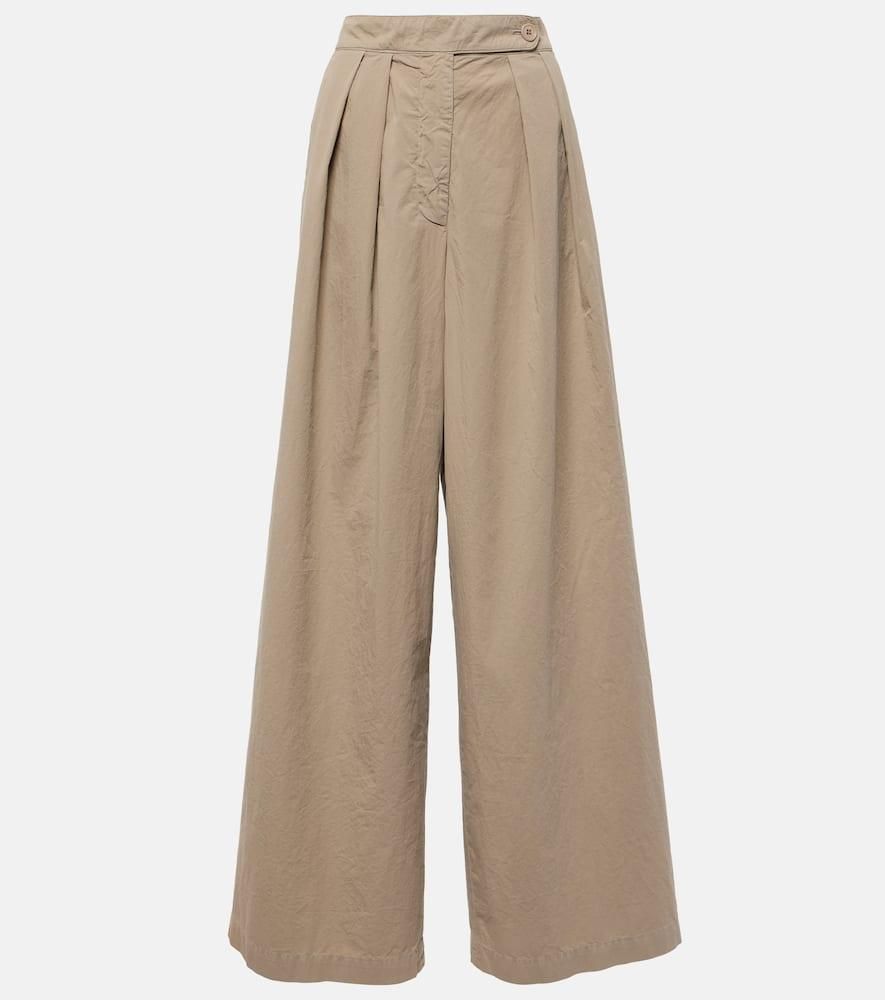 ボトムスその他 Chloe Beige asymmetrical wool trousers Chloé Beige asymmetrical wool trousers | TheDoubleF