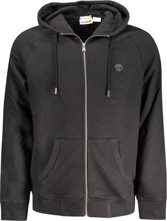 Timberland Mens Fullzip Hoodie Tb0a2k6o - Black Cotton - Size Medium