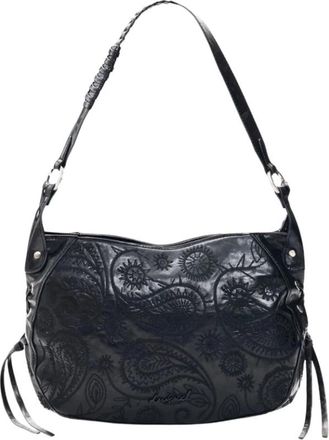 Desigual De-24392 Schoudertas - Dames - Schoudertassen - Zwart - ONE Size - Leer - Tassen