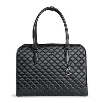 Socha Laptoptasche elegant 15.6 Zoll f&uuml;r Damen, Synthetik, leicht, Vollausstattung