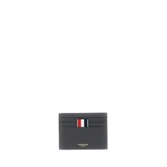 Thom Browne Wallets & Cardholders, male, Gray, Size: ONE SIZE Portacarte