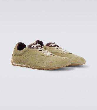 Bottega Veneta Orbit Flash suede sneakers
