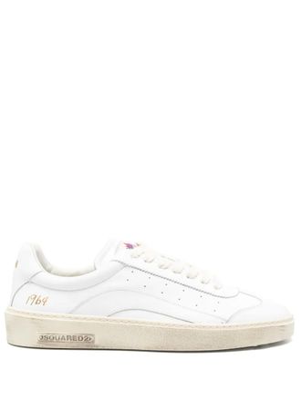 Dsquared2 leather sneakers - White