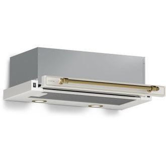Klarstein Klarstein Victoria - Cappa aspirante a scomparsa, elegante, r&eacute;tro, senza tempo, classe energetica A++, 358,54 m&sup3;/ora, 60 cm