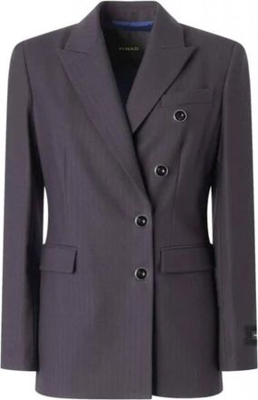 Pinko Blazers - Dames - Blazers - Blauw - 2XL - Jassen