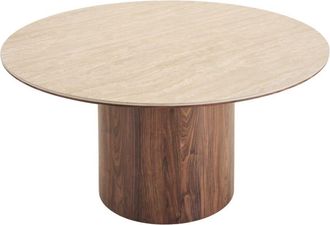 Moloo Mesa de comedor de 140 cm marr&oacute;n