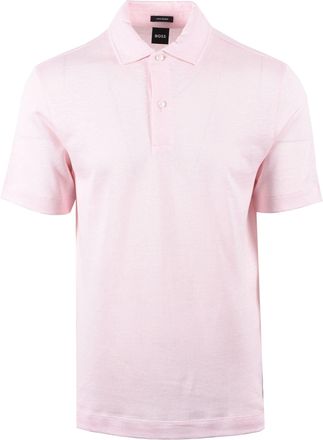 HUGO BOSS Mens H PRESS POLO OPEN PINK Cotton - Size X-Large