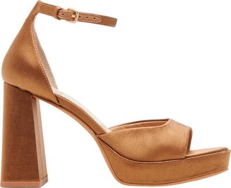 Dolce Vita Pandro Mid Brown Satin PANDRO-BRN Womens