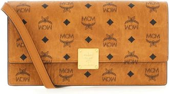 MCM Stijlvolle Portemonnee voor Dagelijks Gebruik - Dames - Schoudertassen - Bruin - ONE Size - Tassen