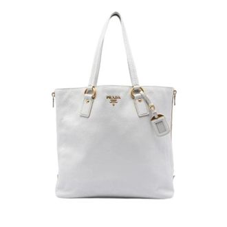 Prada Pre-owned Tote Bags, female, White, Size: ONE SIZE Pre-owned Vintage Tote Bag
