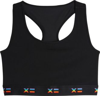 TomboyX Compression Plus Racerback Crop Top in Rainbow X at Nordstrom, Size X-Small