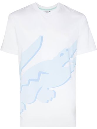 Lacoste T-shirt con stampa - Bianco