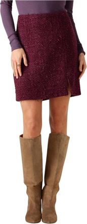 Ydence Dames Rokken Skirt Femke - Dames - Korte rokken - Paars - M - Polyester - Rokken