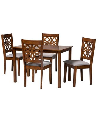 Baxton Studio Abigail Modern 5Pc Dining Set