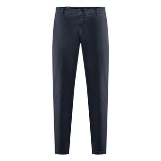 Bomboogie Pantalones Chinos de Gabardina - Trousers - Hombre - Azul - W36