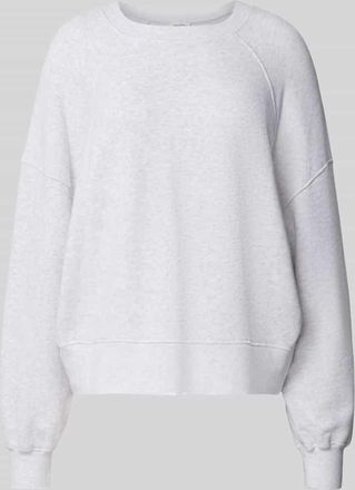 American Vintage American Vintage Oversized Sweatshirt mit Rundhalsausschnitt Modell ATUBAY in Hellgrau Melange, Gr&ouml;&szlig;e M