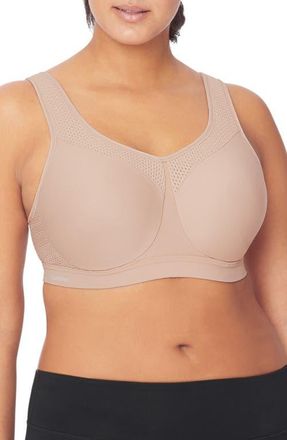 Glamorise High Impact Seamless Underwire Sports Bra in Cafe at Nordstrom, Size 34Dd