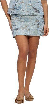 Moves Dames, Rokken, Blauw, Maat: M Katoen
