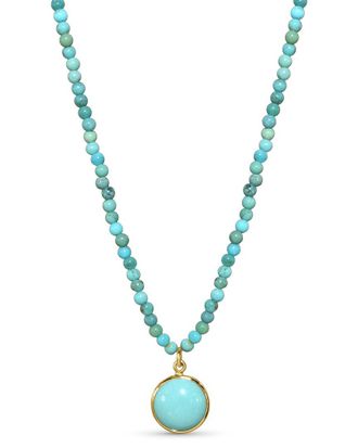 Jewelmak 14K Turquoise Necklace