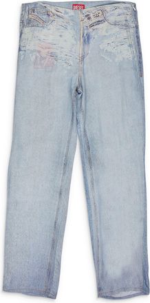 Diesel BLUE P-SARKY FLUID PRINTED TROUSERS