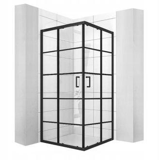 Rea Rea - Cabina De Ducha Delta 90x90 Black
