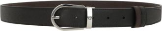 Montblanc Black Cut To Size Reversible Belt