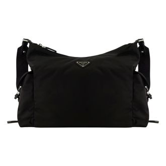 Prada Shoulder Bags, female, Black, Size: ONE SIZE Sac Explorer