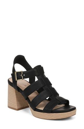 Dr. Scholls Makayla Slingback Platform Sandal in Black at Nordstrom, Size 9.5