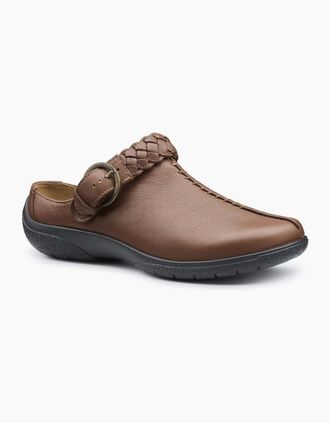 Hotter Womens Magical Womens Wide Fit Mules - Brown - Size: 7.5