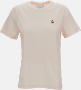 Maison Kitsun&eacute; Light Pink Dreaming Fox Tee-shirt