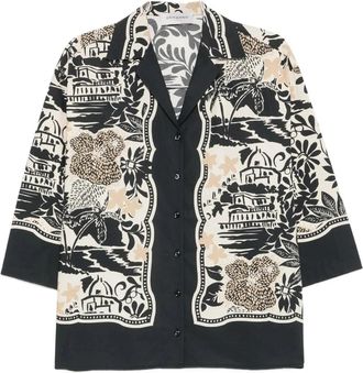 Ermanno Scervino Mfb 61 Mandorla Camicia - Dames - Overhemden - Veelkleurig - M - Overhemden