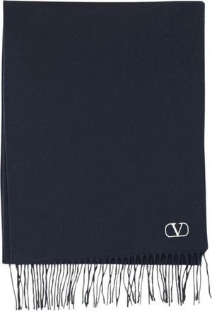 Valentino Sjaal Bandeaux 35x 180 - Heren - Wintersjaals - Blauw - ONE Size - Wol - Accessoires