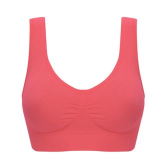 Generic Bras for Women Plus Size Sports Bras Seamless Comfortable Crop Top Soft Breathable Lingerie Ladies Bras Bralette Leisure Stretch Everyday Bra Push up 