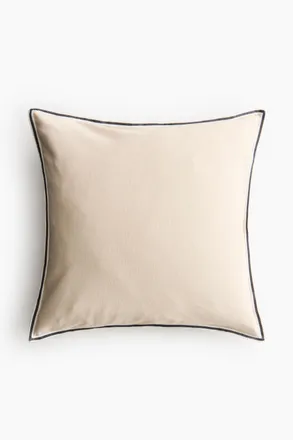 H&M Kissenh&uuml;lle aus Baumwollcanvas - Hellbeige