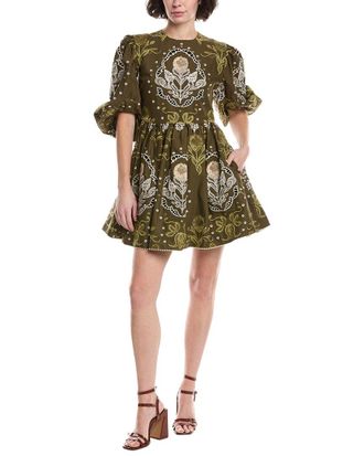 Agua Bendita Agua By Agua Bendita Relato Mini Dress