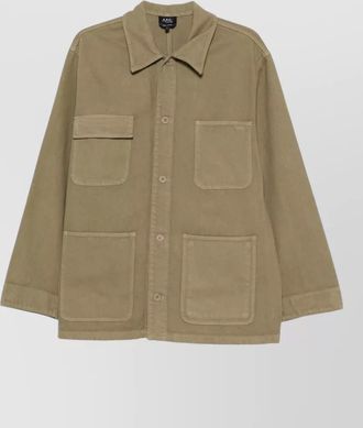 A.P.C. straight jacket chest and front pockets