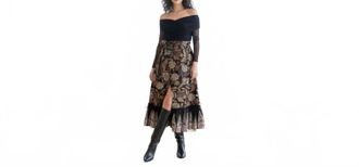 Cleobella Mika Midi Skirt In Magnolia